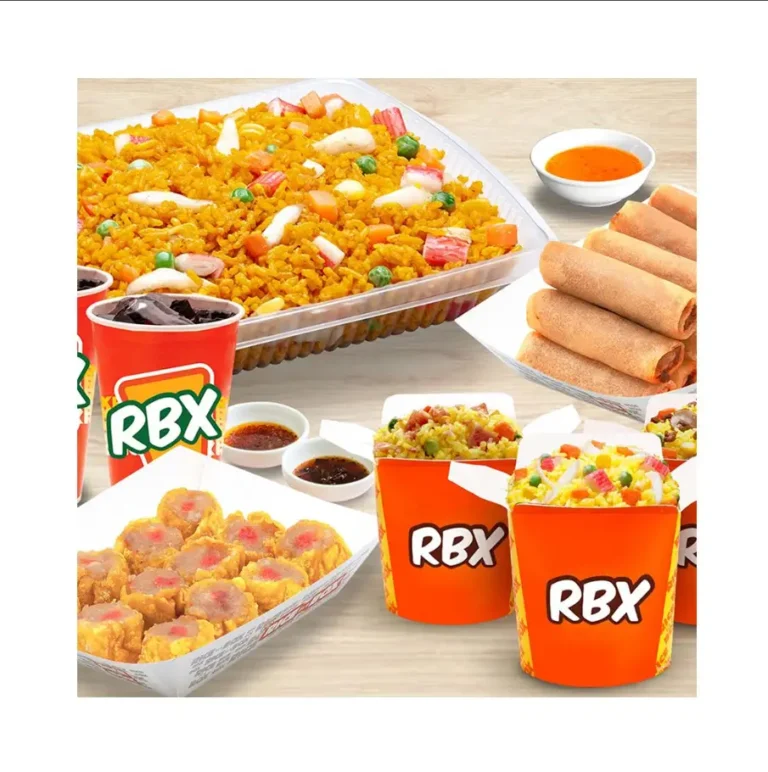Rice in a Box Menu