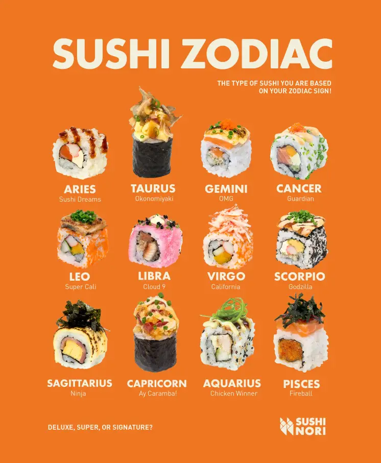 Sushi Nori Menu